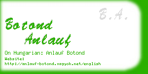 botond anlauf business card